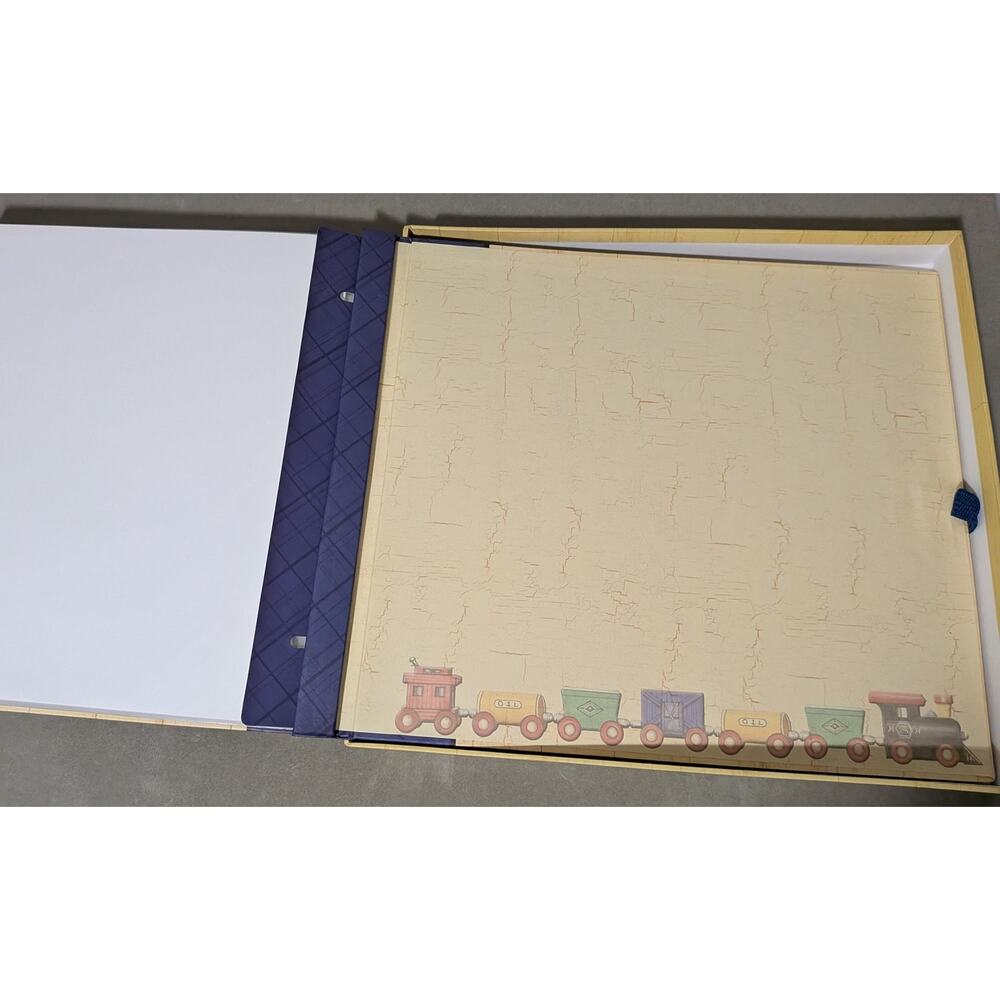 Unused Open Box Sue Skeen "Laughter of Little Boys" 12x12 Scrapbook Kit Album - Picture 6 of 9